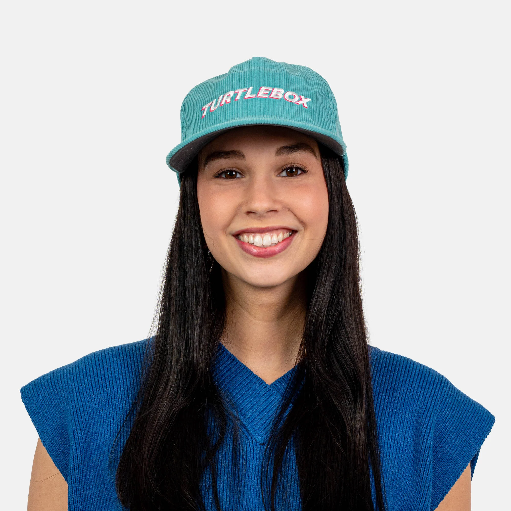 Aqua Corduroy Hat