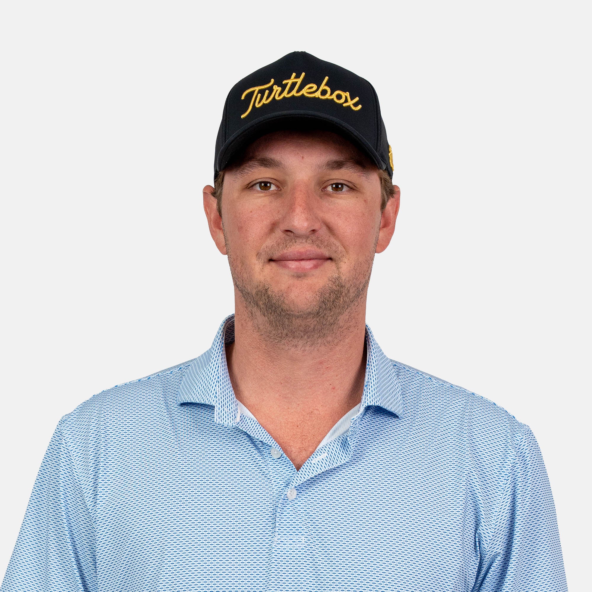 Black & Gold Golf Performance Hat